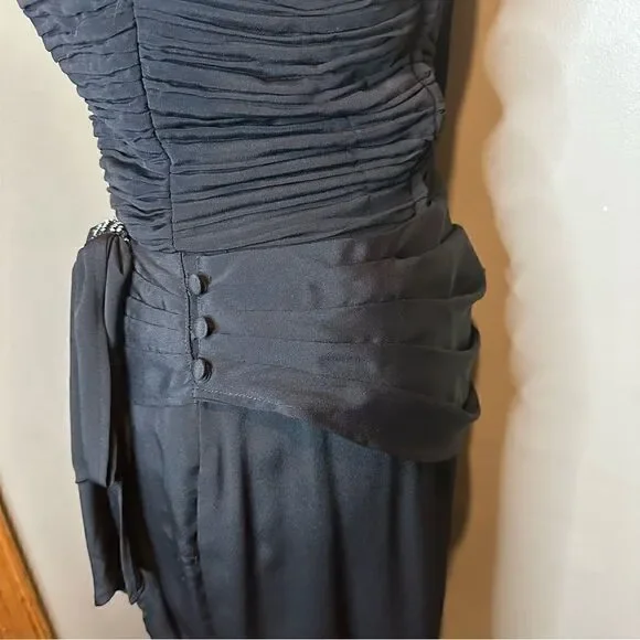 Vintage
Destinee Womens Black Boned Ruching Chest Dress USA Size 8 - Picture 11 of 13